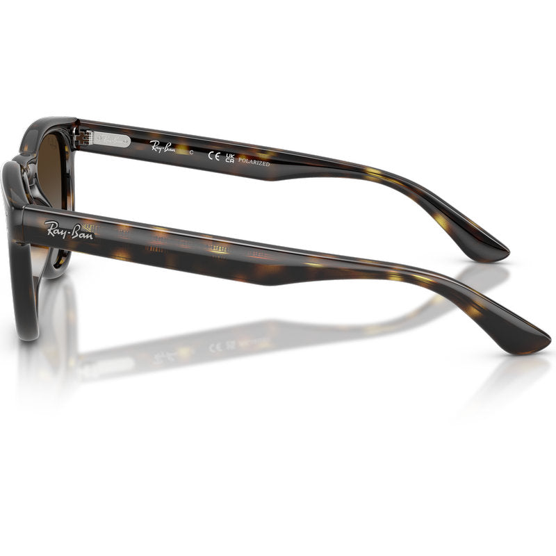 Ray-Ban RB2237 Havana Brown Grey Gradient Polarised Side