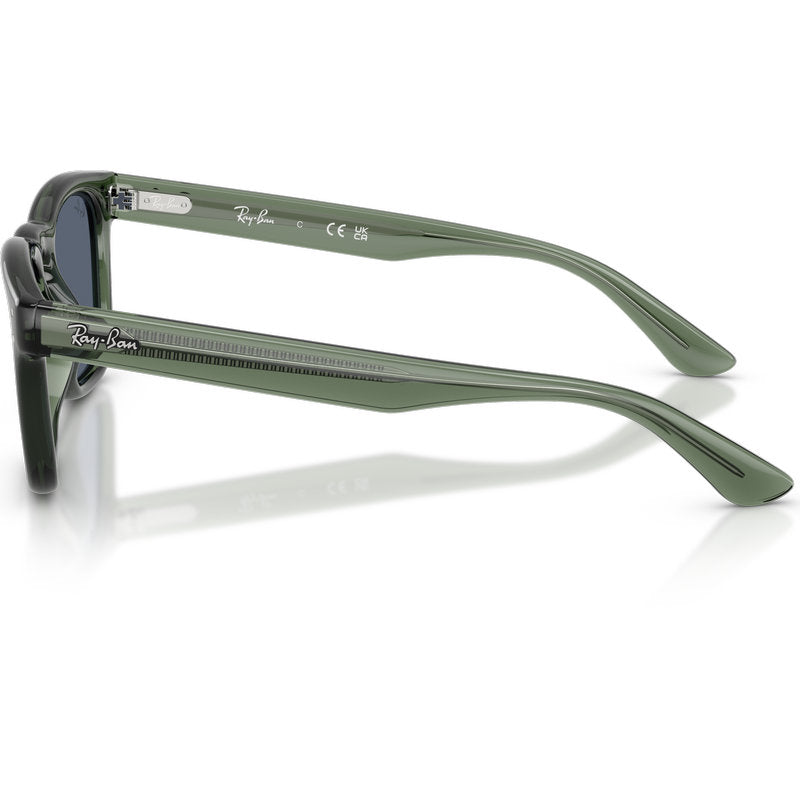 Ray-Ban RB2238 Transparent Green Dark Grey Side