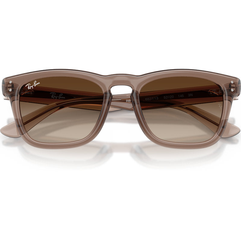 Ray-Ban RB2238 Transparent Light Brown Brown Gradient Front2