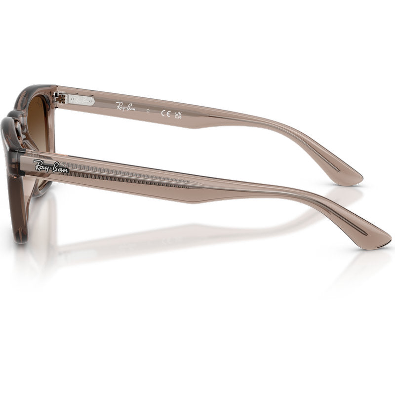 Ray-Ban RB2238 Transparent Light Brown Brown Gradient Side