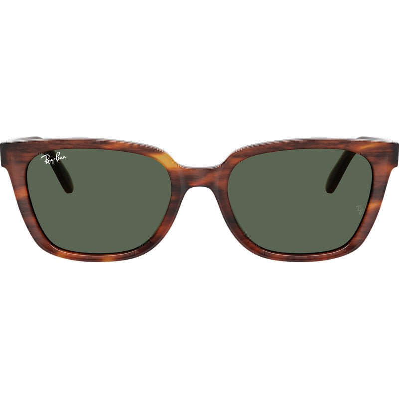 Ray-Ban RB2243D Striped Havana Dark Green Front