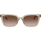 Ray-Ban RB2243D Transparent Light Brown Brown Gradient Front