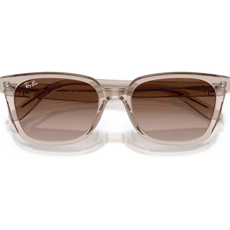 Ray-Ban RB2243D Transparent Light Brown Brown Gradient Front2