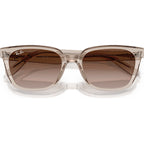 Ray-Ban RB2243D Transparent Light Brown Brown Gradient Front2