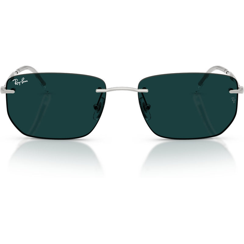 Ray-Ban RB3768 Silver Emerald Transitions Front