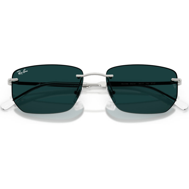 Ray-Ban RB3768 Silver Emerald Transitions Front3