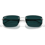 Ray-Ban RB3768 Silver Emerald Transitions Front3