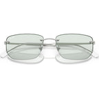 Ray-Ban RB3768 Silver Emerald Transitions Front4