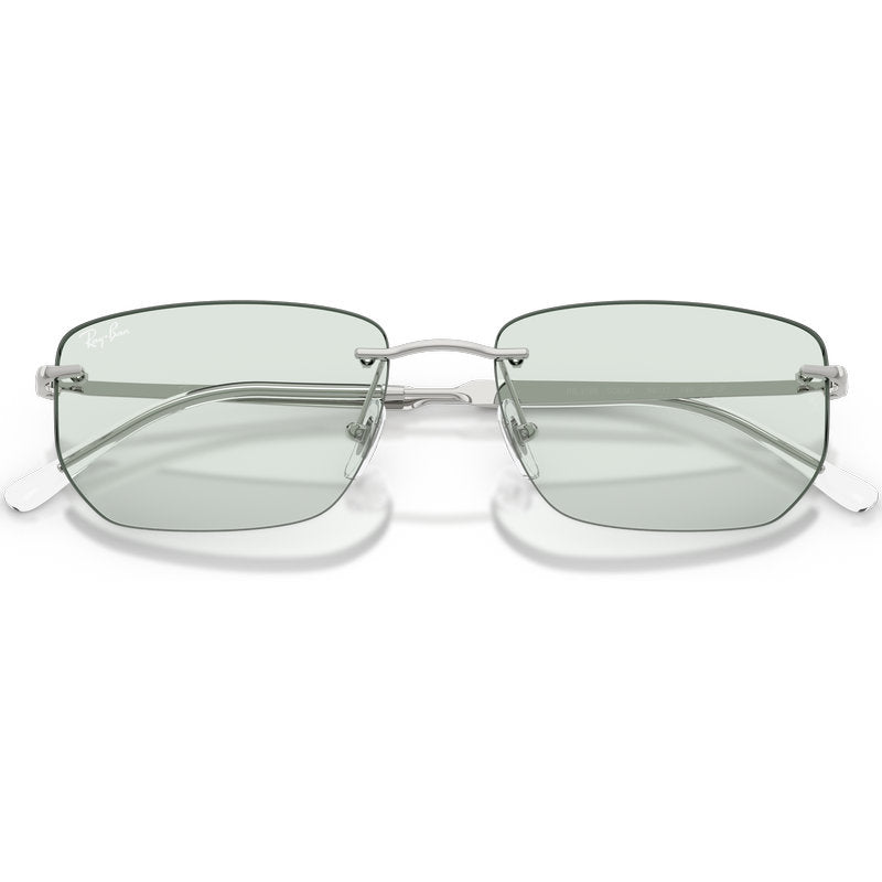 Ray-Ban RB3768 Silver Emerald Transitions Front4