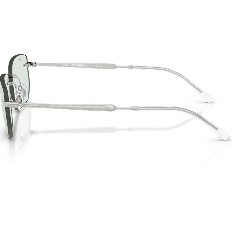 Ray-Ban RB3768 Silver Emerald Transitions Side