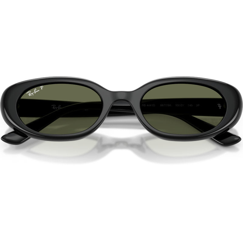 Ray-Ban RB4441D Black Dark Green Polarised Front2