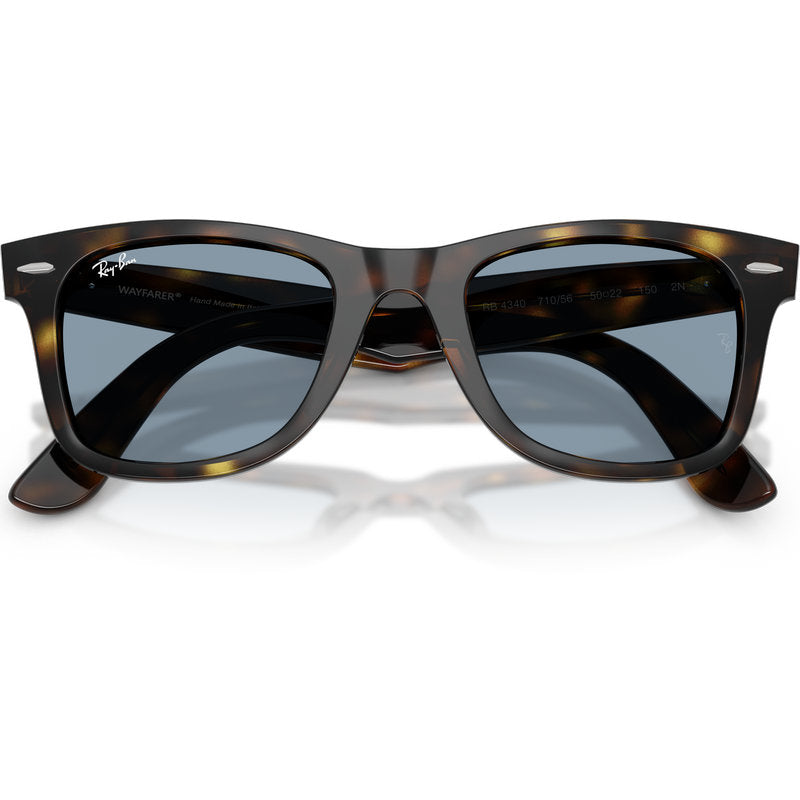 Ray-Ban Wayfarer Ease RB4340 Havana Blue Glass Front2