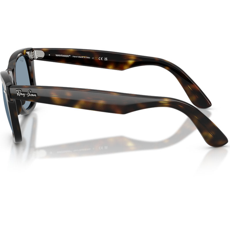 Ray-Ban Wayfarer Ease RB4340 Havana Blue Glass Side