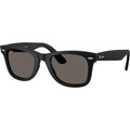 Ray-Ban Wayfarer Ease RB4340 Matte Black Dark Grey Glass Angle