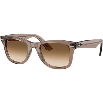 Ray-Ban Wayfarer Ease RB4340 Transparent Light Brown Brown Gradient Glass Angle