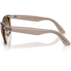 Ray-Ban Wayfarer Ease RB4340 Transparent Light Brown Brown Gradient Glass Side