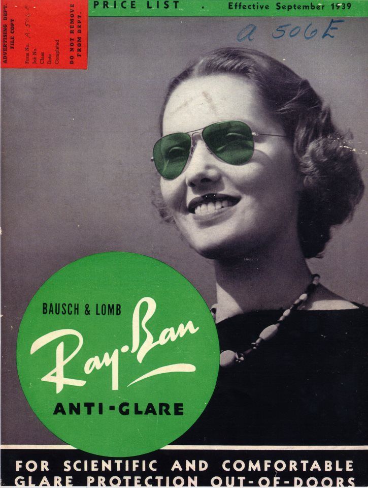 Ray-Ban 1939 anti glare campaign