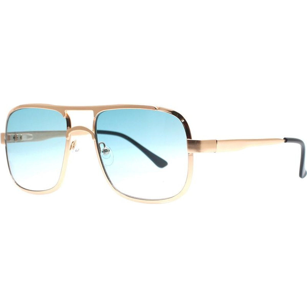 Vegas, Gold/Aqua Gradient Lenses