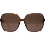Reality Eyewear Dominique Chocolate Brown Front