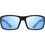 Rebel, Matte Black/Blue Water Mirror Polarised Lenses