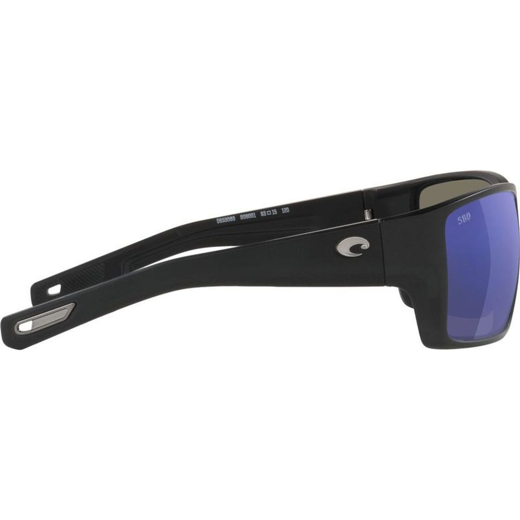 Reefton Pro, Matte Black/Blue Mirror 580g Polarised Glass Lenses