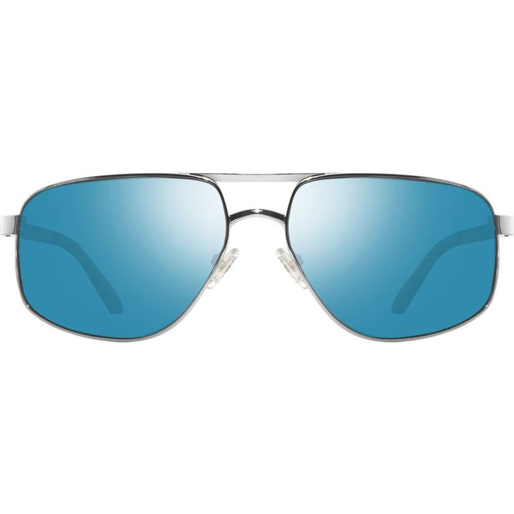 Adams, Chrome/H2O Blue Mirror Polarised Glass Lenses