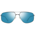 Adams, Chrome/H2O Blue Mirror Polarised Glass Lenses