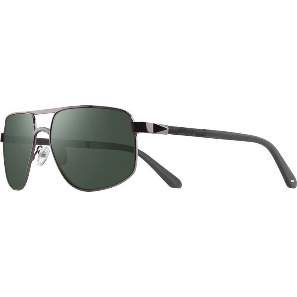 Adams, Gunmetal/Smoky Green Polarised Glass Lenses