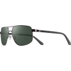 Adams, Gunmetal/Smoky Green Polarised Glass Lenses