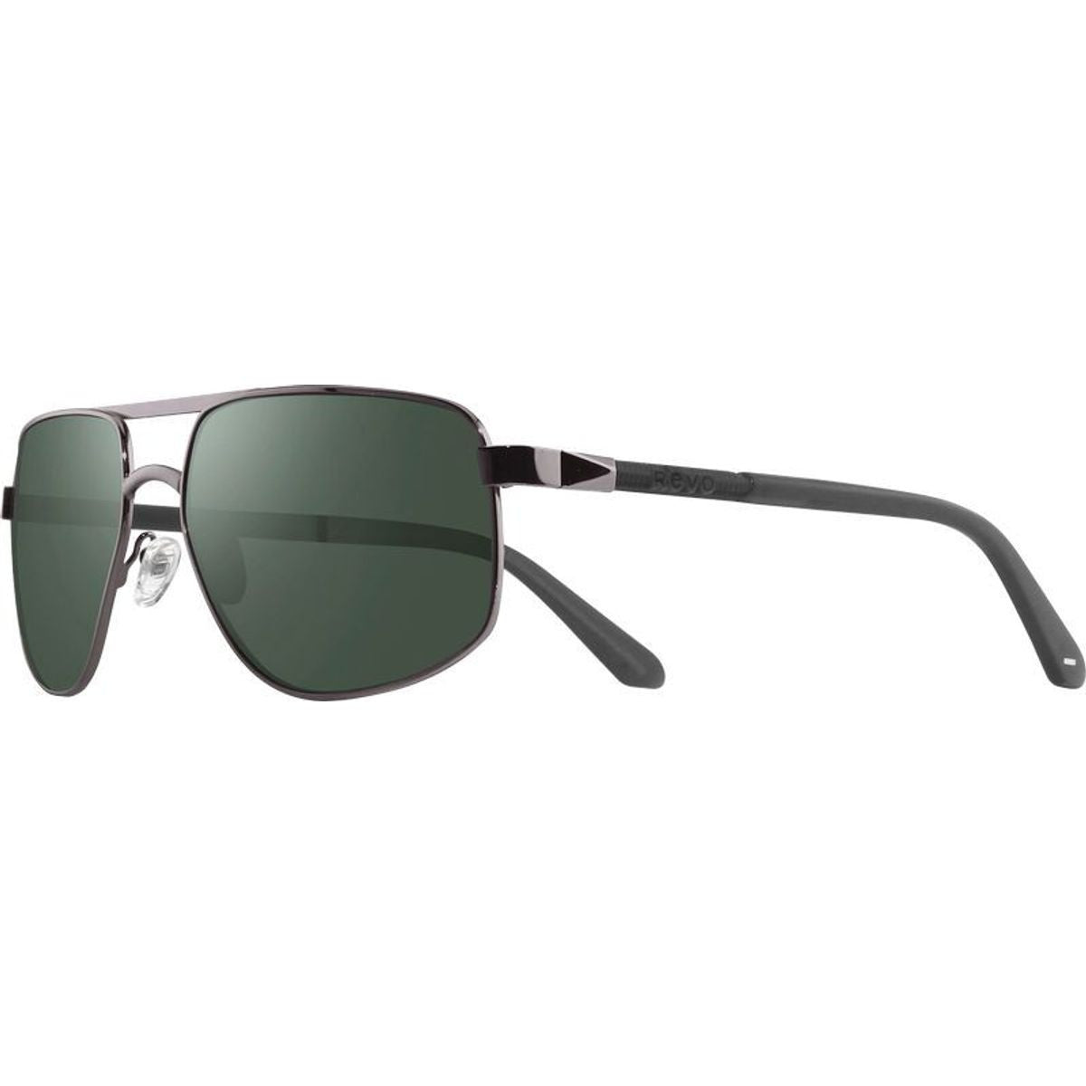 Adams, Gunmetal/Smoky Green Polarised Glass Lenses