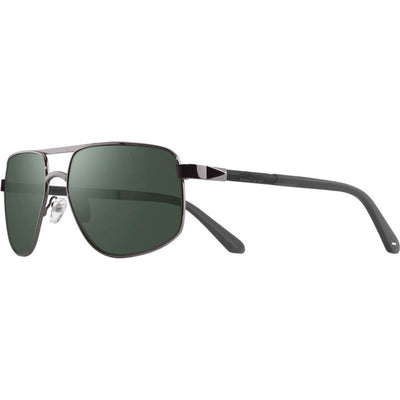 Adams, Gunmetal/Smoky Green Polarised Glass Lenses