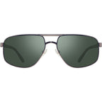 Adams, Gunmetal/Smoky Green Polarised Glass Lenses