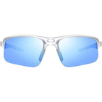 Annika 2, Matte Crystal/Blue Water Mirror Polarised Lenses