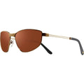 Annika 4, Dark Brown/Drivers Silver Flash Mirror Polarised Lenses