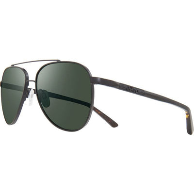 Arthur, Black/Smokey Green Glass Polarised Lenses