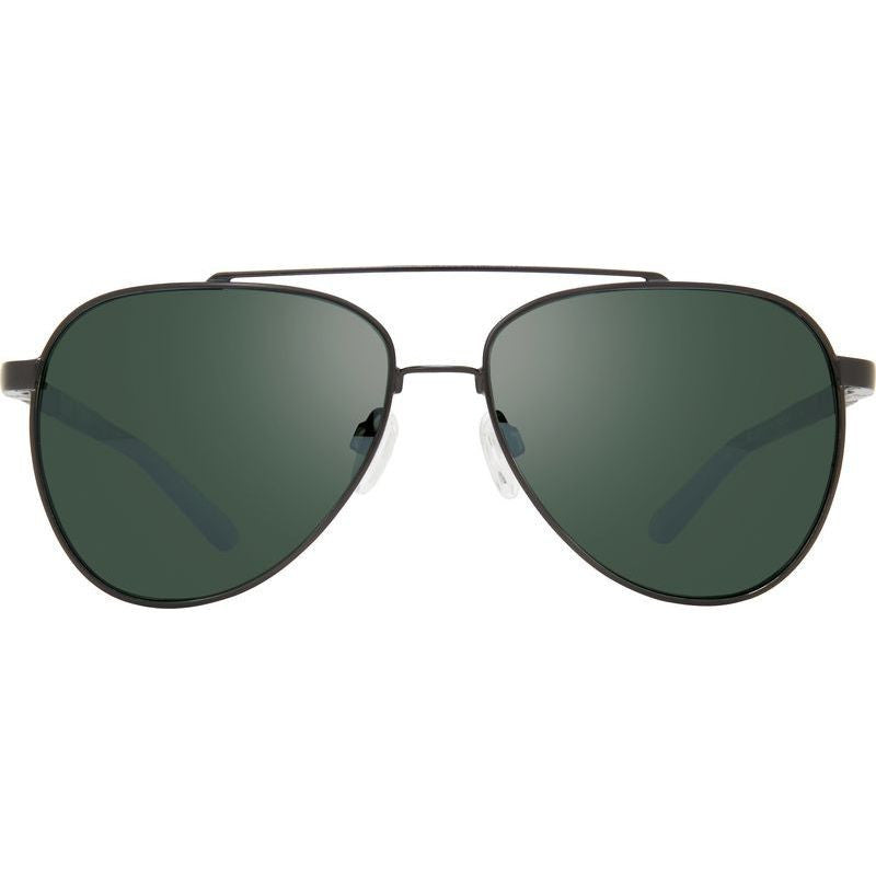 Arthur, Black/Smokey Green Glass Polarised Lenses
