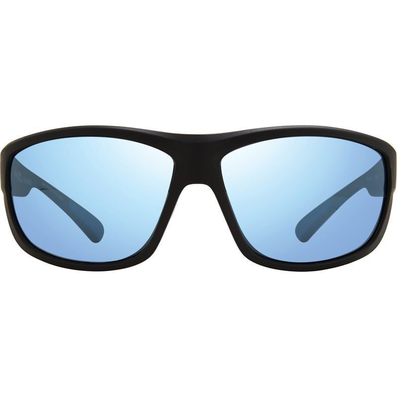 Caper, Matte Black/Blue Water Mirror Polarised Lenses