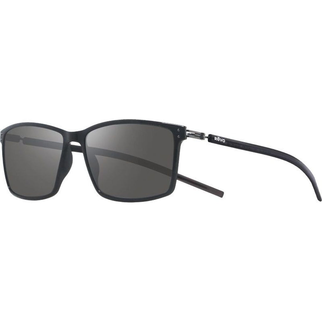 Caspar, Black/Graphite Silver Flash Mirror Polarised Lenses