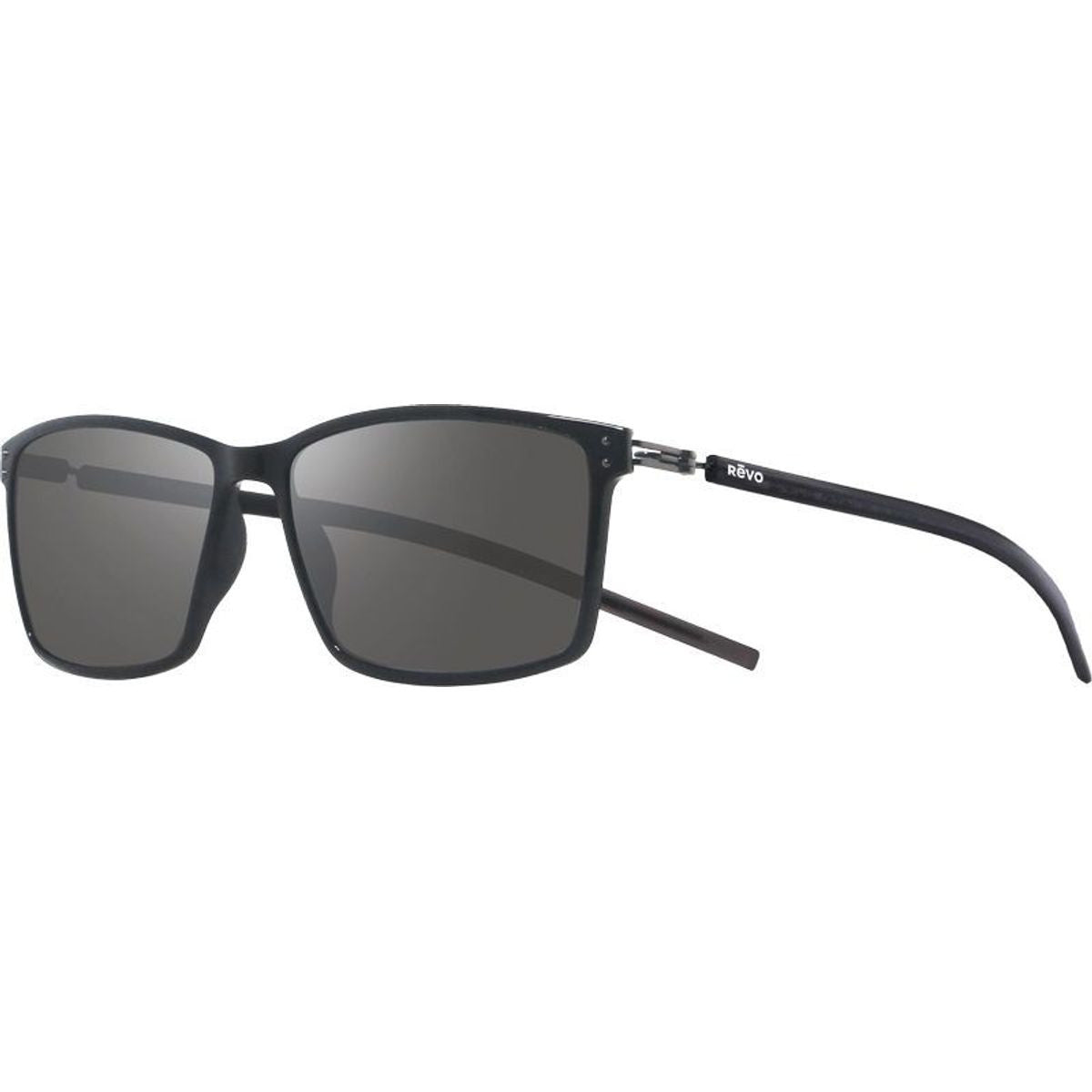 Caspar, Black/Graphite Silver Flash Mirror Polarised Lenses