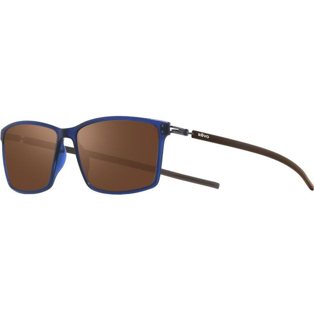 Caspar, Crystal Blue/Terra Brown Mirror Polarised Lenses