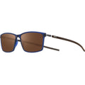 Caspar, Crystal Blue/Terra Brown Mirror Polarised Lenses