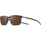 Caspar, Crystal Blue/Terra Brown Mirror Polarised Lenses