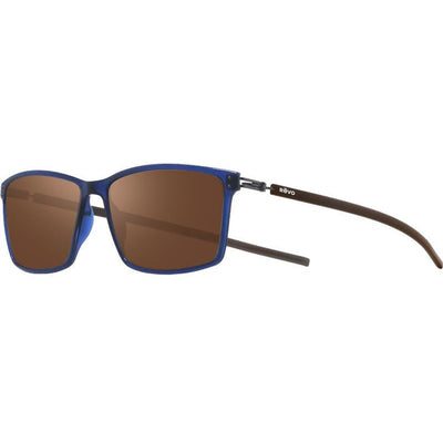 Caspar, Crystal Blue/Terra Brown Mirror Polarised Lenses