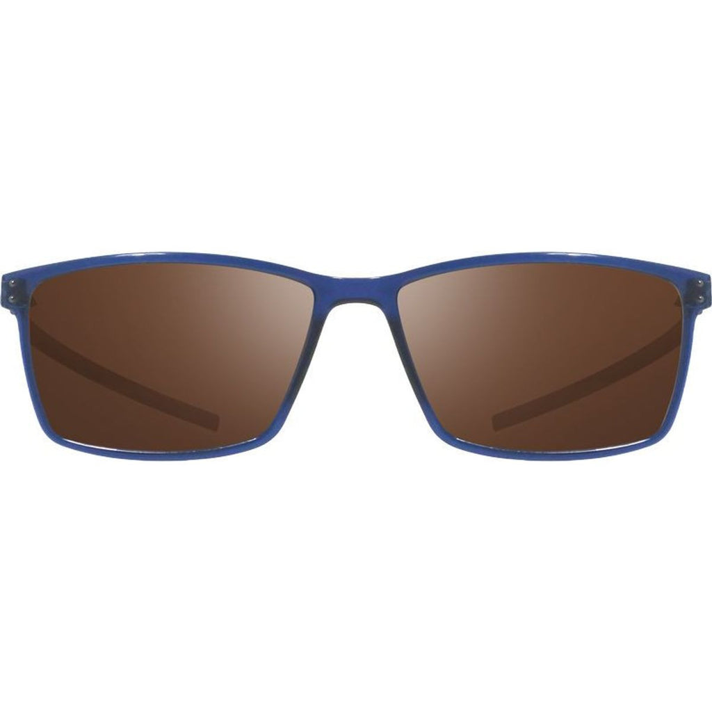 Caspar, Crystal Blue/Terra Brown Mirror Polarised Lenses