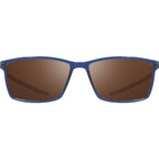 Caspar, Crystal Blue/Terra Brown Mirror Polarised Lenses
