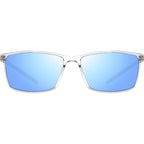 Caspar, Crystal/Blue Water Mirror Polarised Lenses