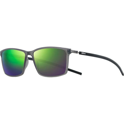 Caspar, Crystal Grey/Evergreen Mirror Polarised Lenses