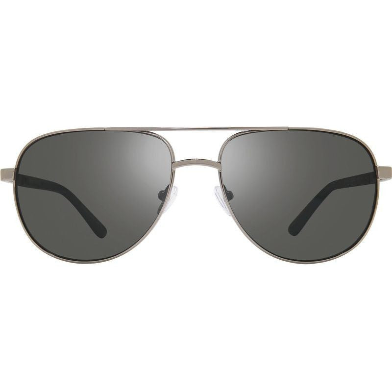 Conrad, Gunmetal/Graphite Silver Flash Mirror Polarised Lenses