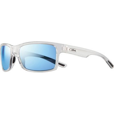 Crawler, Clear Crystal/Blue Water Mirror Polarised Lenses