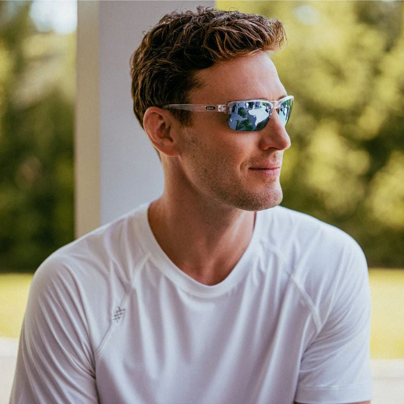 Crux N, Crystal/Blue Water Mirror Polarised Lenses